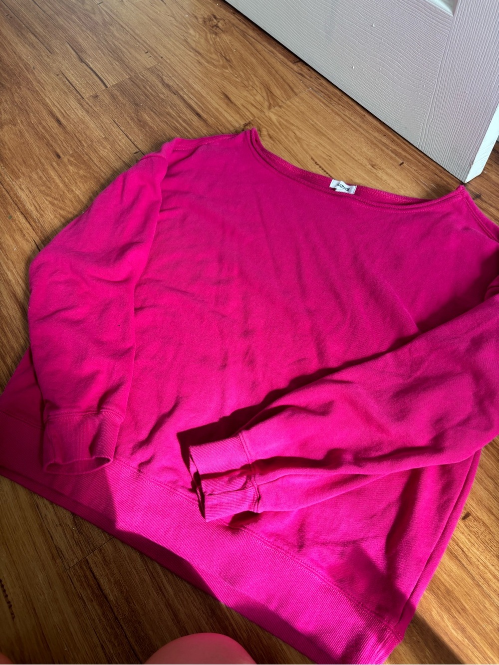Crewneck Women’s Sweater in raspberry cheeks